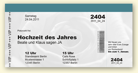 Einladungskarte Beispiel1
